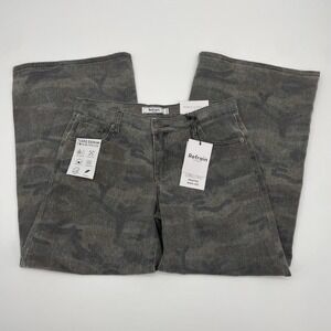Refrain LA Wide Leg Camo Print Jeans Womens 9/29 Y2K Baggy Skater Denim NWT